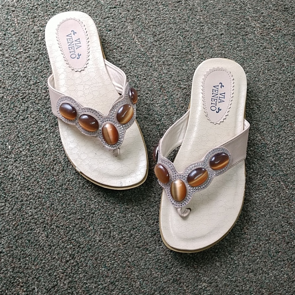 Via Veneto Flip Flops
